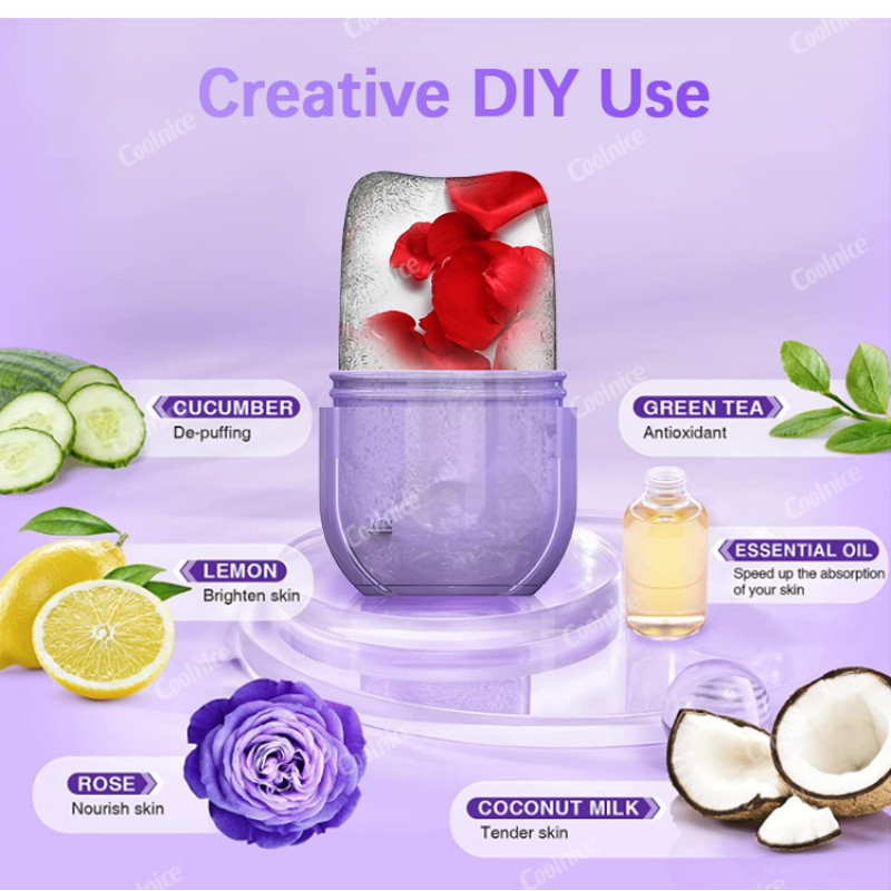 Jade Ice Roller Supplier - 2022 Upgrade Purple Custom Logo