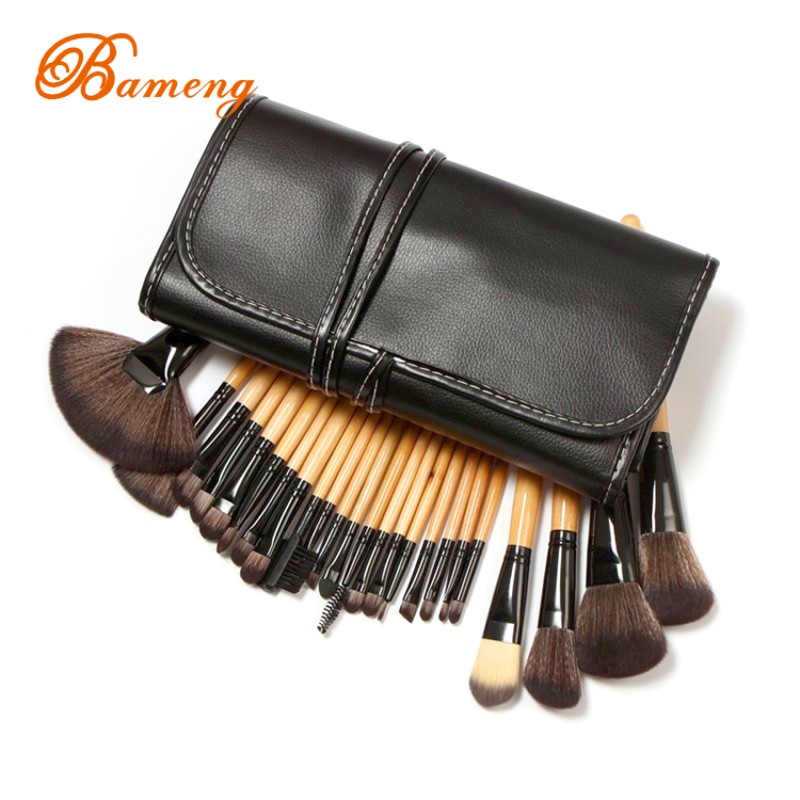 Makeup Brush Set Factory - Black Luxury 24Pieces