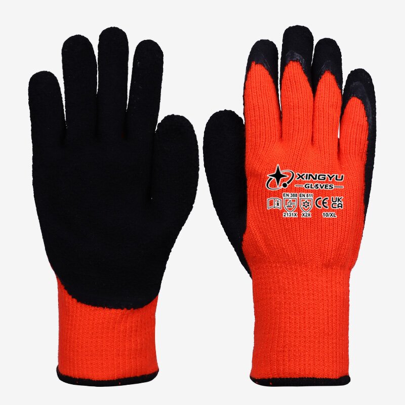 7Gauge Latex Foam Winter Gloves Manufacturer - Warm Work Safety for Cold Weather Latex Coated Resistant to Winter Conditions