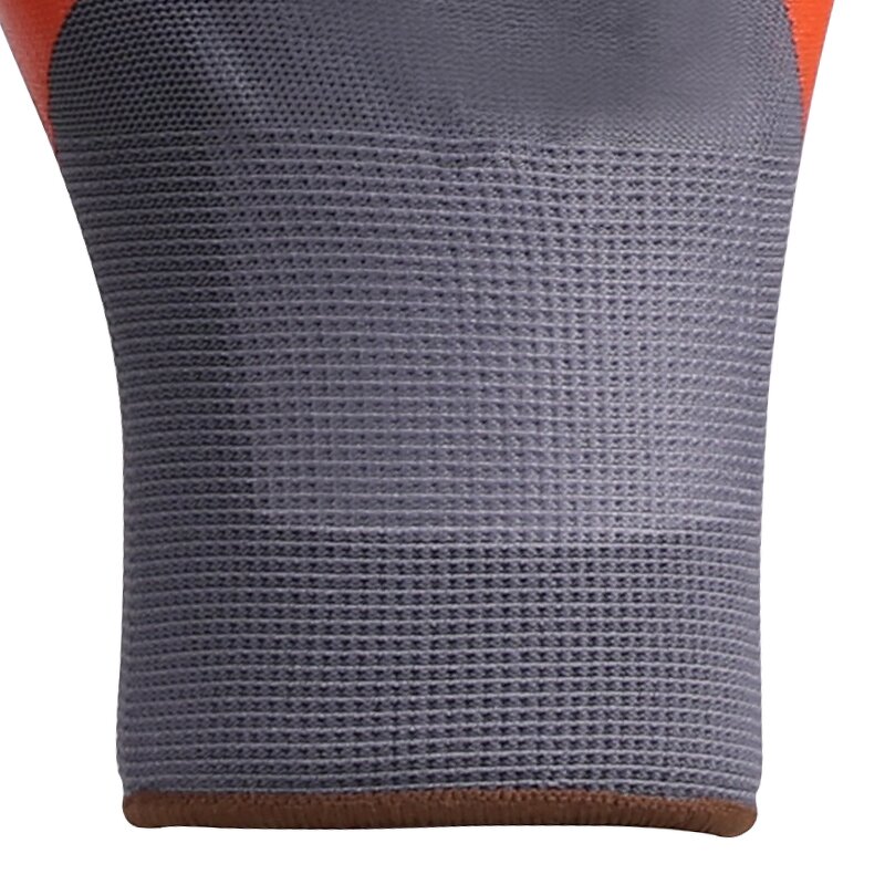 Work Glove Nitrile Waterproof Gloves Manufacturer - Red Polyester Black Construction Working Auto Mechanic Smooth Nitrile