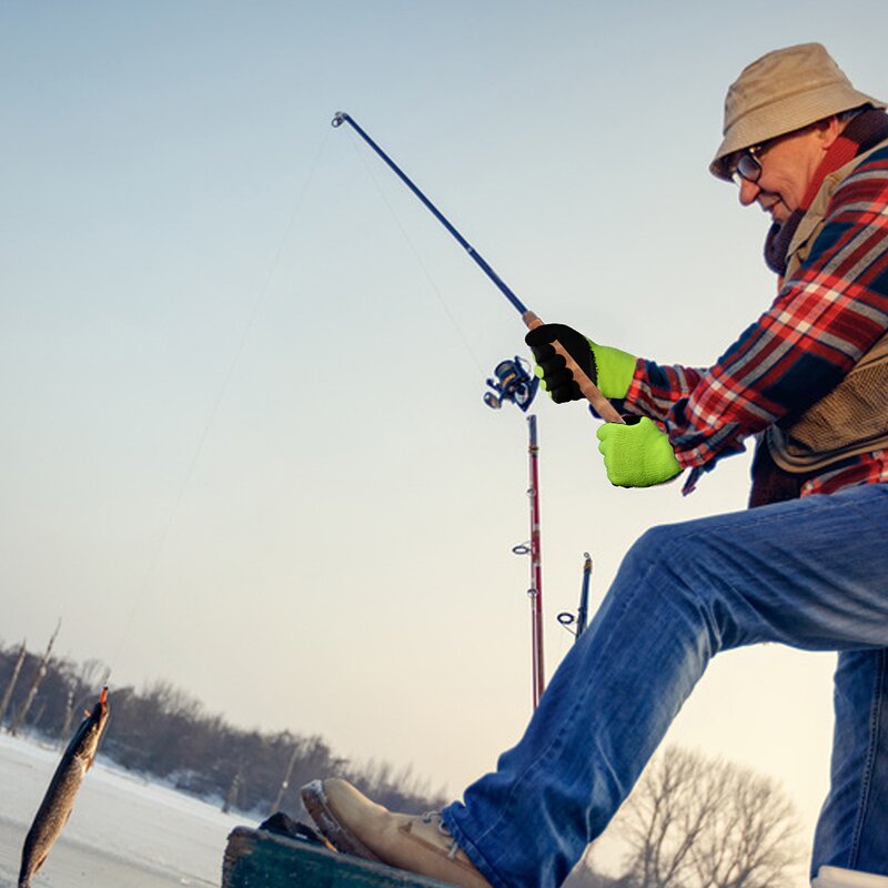 Men's Winter Work Gloves Manufacturer - Thermal Insulated Hand Freezer Waterproof and Antislip for Cold Weather