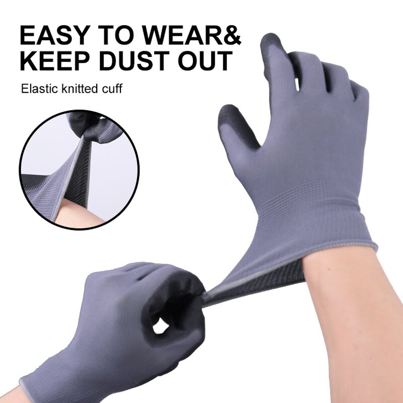 Hot Selling Anti-Slip Work Gloves Manufacturer - Low Price Safety PU Coated Machinery Labor Garden Working