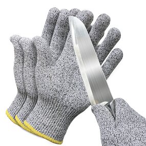 XL Safety Work Gloves Manufacturer - Anti-Cut Level 5 Top Abrasion Resistance Non-Slip Welding Latex Protective Made HPPE Cotton