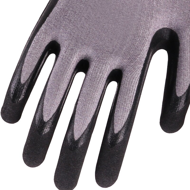 Tiger Mouth Reinforced Nitrile Spray Work Safety Gloves Manufacturer - Salt Frosting Cut Resistant Labor Protection for Construction Workers