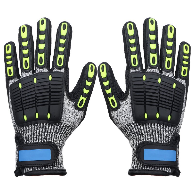 HPPE Anti Impact Nitrile Safety Protective Gloves Manufacturer - Leather Protective TPR Anti Impact Mechanical Hand Gloves