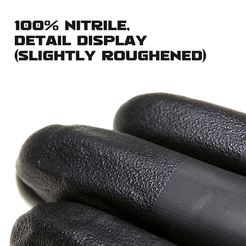 Work Safety Gloves Manufacturer - Wholesale Exam Black Nitrile Disposable 5Mil Cheap Price Box Powder Free