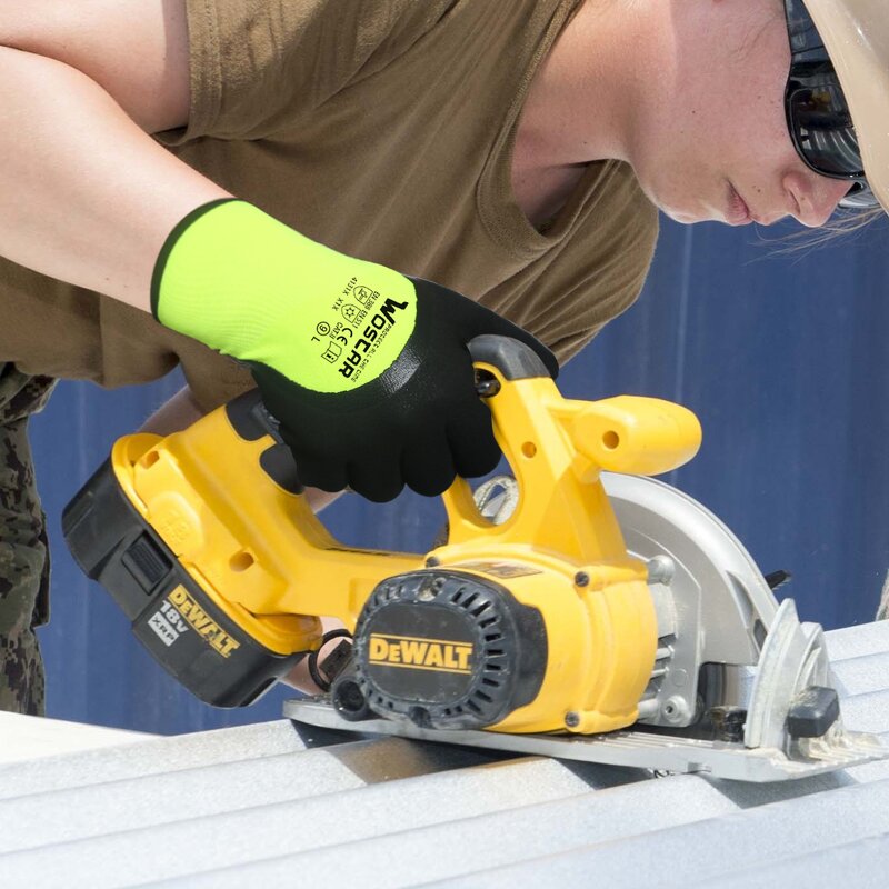 Heavy Duty Winter Work Gloves Manufacturer - Latex Coated Fishing with Cold Resistance Wholesale Safety