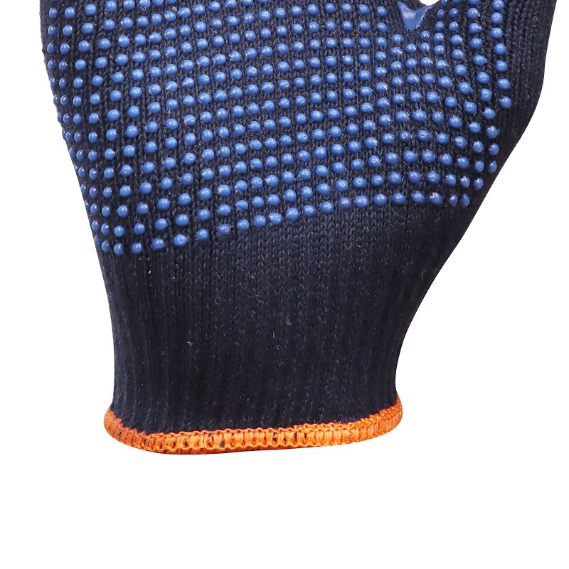 10 Gauge XL Gloves Manufacturer - Anti-Slip Cotton PVC Dots Safety Household Garden Construction Food Safety Pvc Dotted
