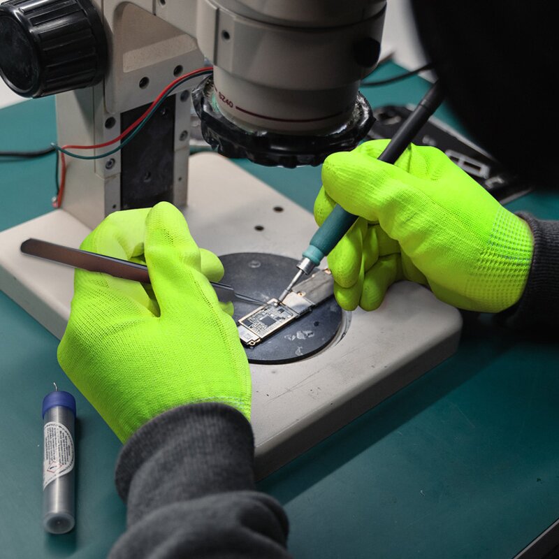 Level 5 Anti Cut Gloves Manufacturer - Garden Gloves HPPE PU Coated Cut Resistant Work Safety