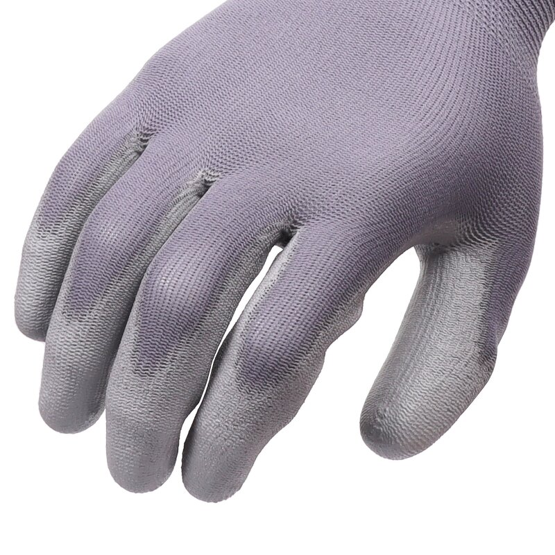 13 Gauge Polyester PU Coated Gloves Manufacturer - Industrial protection PU Coated Safety Thin Work