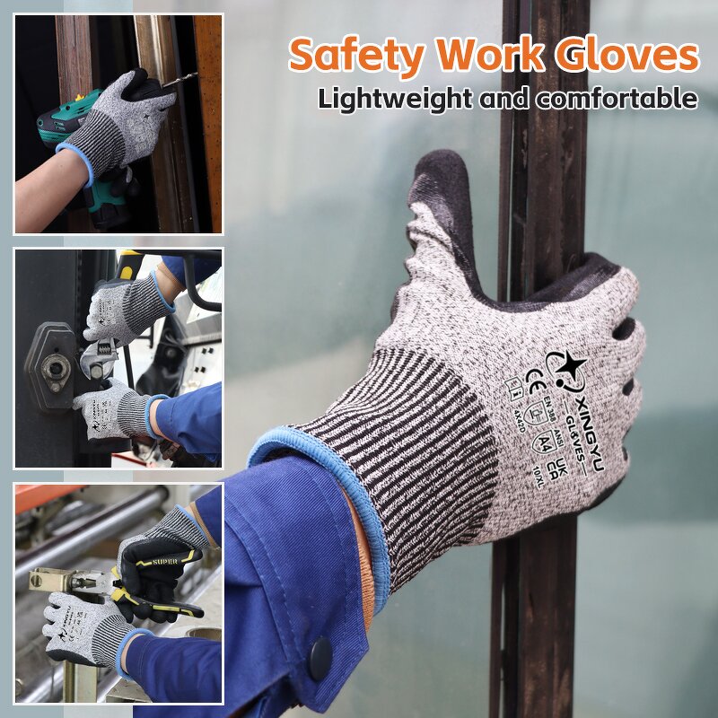 13 Gauge HPPE Cut Resistant Safety Gloves Manufacturer - Level 4 Cutting Prevention Cut Glove Cut Resistant Safety