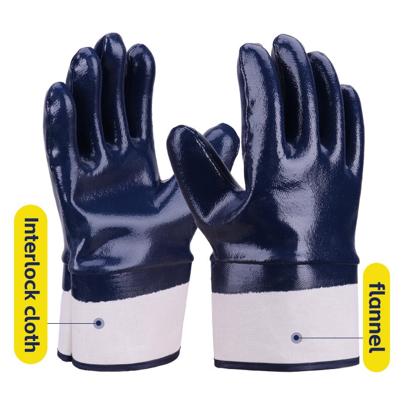 Heavy Duty Chemical Gloves Manufacturer - Best Neoprene Chemical Nitrile Coated Chemical Resistant Work Safety