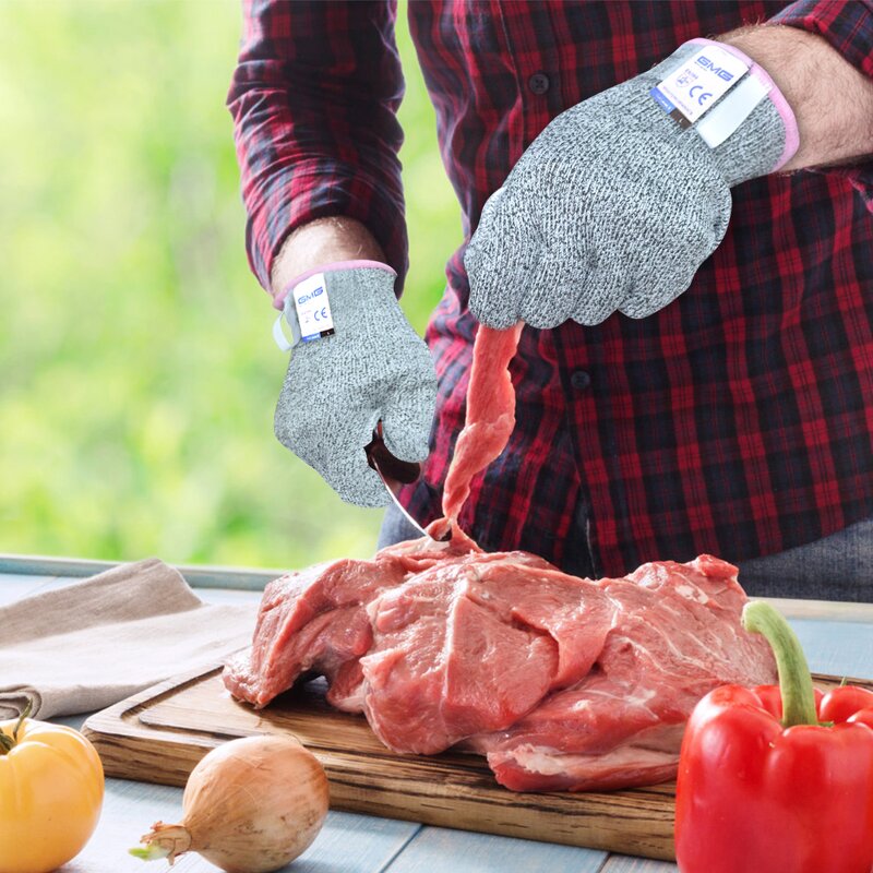 Anti-Cut Work Gloves Manufacturer - Coated Nitrile Foam with Nylon Lining Construction Protection Hand Safety and Cut-Resistant