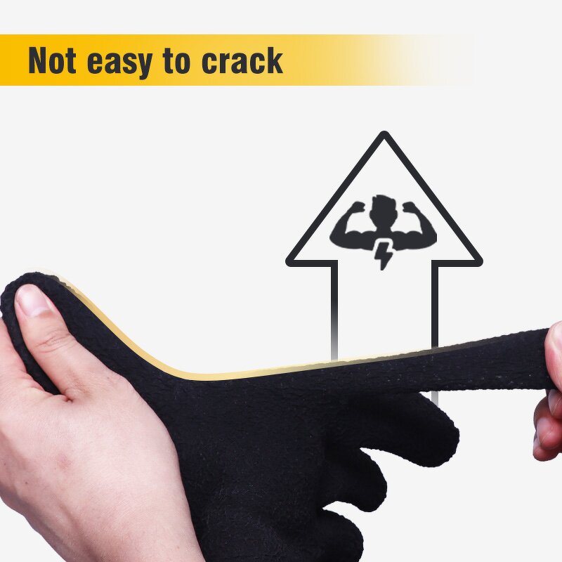 7Gauge Latex Foam Winter Gloves Manufacturer - Warm Work Safety for Cold Weather Latex Coated Resistant to Winter Conditions