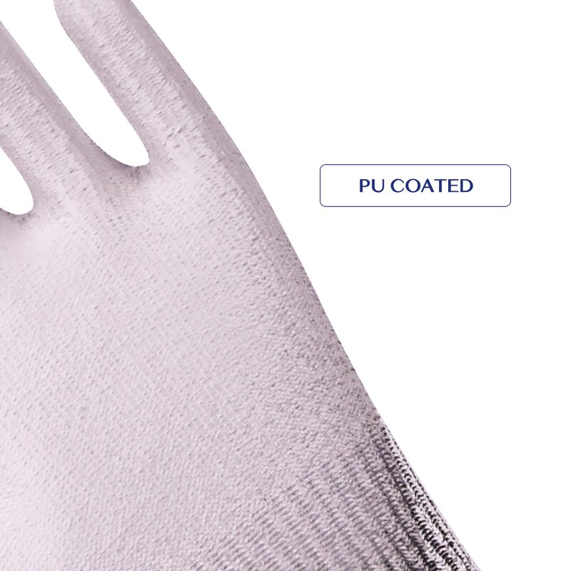 13 Gauge HPPE Fiber Glass Fiber Safety PPE Work Gloves Manufacturer - Bulk for Car PU Coating Cut-resistant