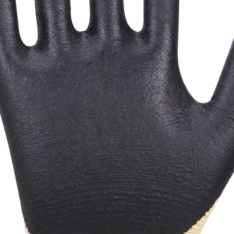 XL Soft Work Gloves Manufacturer - Nitrile Coating High Quality Waterproof Foam Safety Construction Nylon Spandex Material