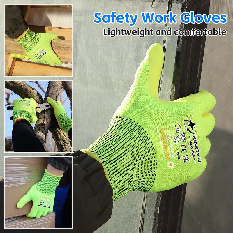 Nitrile Foam Anti-cutting Gloves Manufacturer - Anti Cut Gloves Level 5 Safety Nitrile Coated Work Cut Resistant