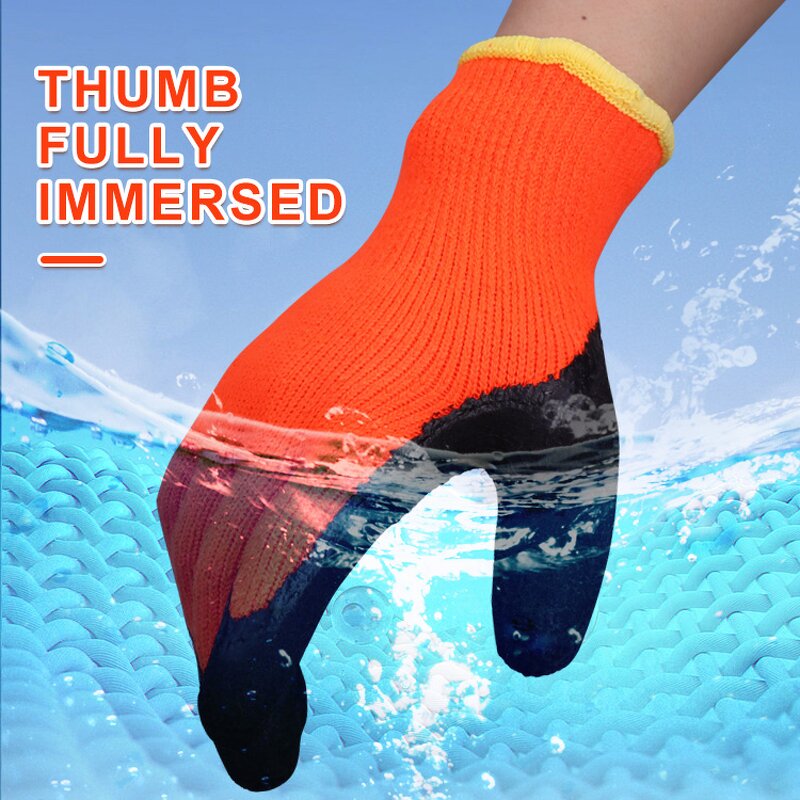Men's Warm Winter Work Gloves Manufacturer - Anti-Slip and Anti-Cut Safety for Fishing & Work