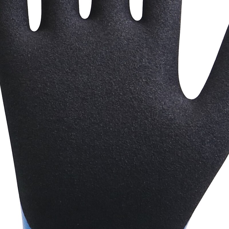 Men's Waterproof Winter Work Gloves Manufacturer - Oil Safety Latex Coating Anti-Cut Anti-Slip Touch Latex Coated Winter