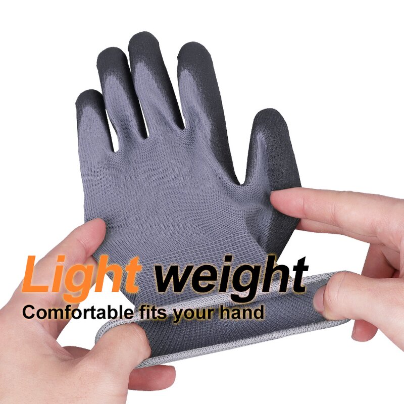 Hot Selling Anti-Slip Work Gloves Manufacturer - Low Price Safety PU Coated Machinery Labor Garden Working