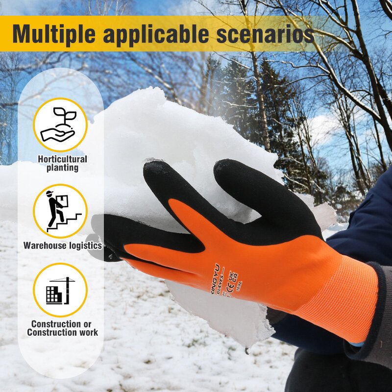Anti-Slip Winter Work Hand Gloves Manufacturer - Warm Cold Resistance Winter Warm Cold Proof Warm Work Safety