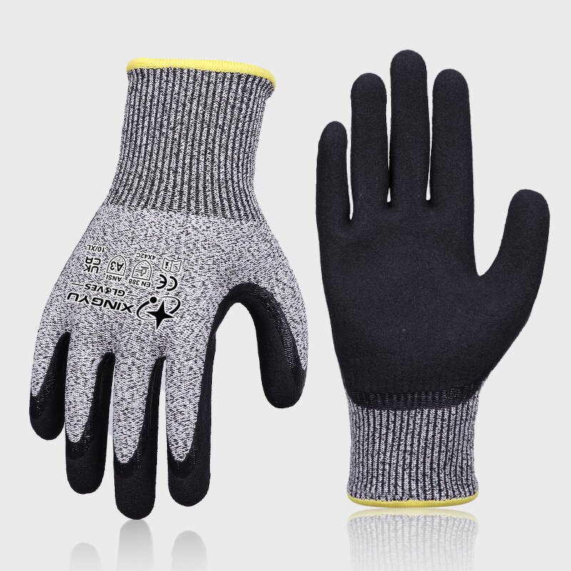 13 Gauge HPPE Cut Resistant Safety Gloves Manufacturer - Level 4 Cutting Prevention Cut Glove Cut Resistant Safety