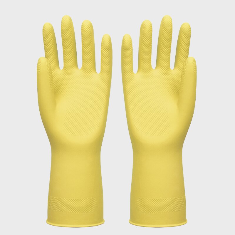 Latex Rubber Household Gloves Manufacturer - Kitchen Use Reliable Long Lasting Latex Dishwashing Household
