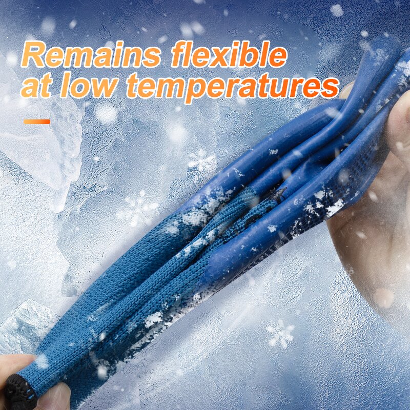 Men Warm Hand Work Gloves Manufacturer - Winter Waterproof Latex Embossed Coated Anti slip Warm Winter Cold