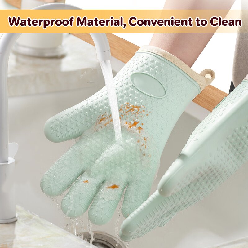 Heat Resistant Kitchen Gloves Manufacturer - Silicone Heat Resistant Waterproof Household