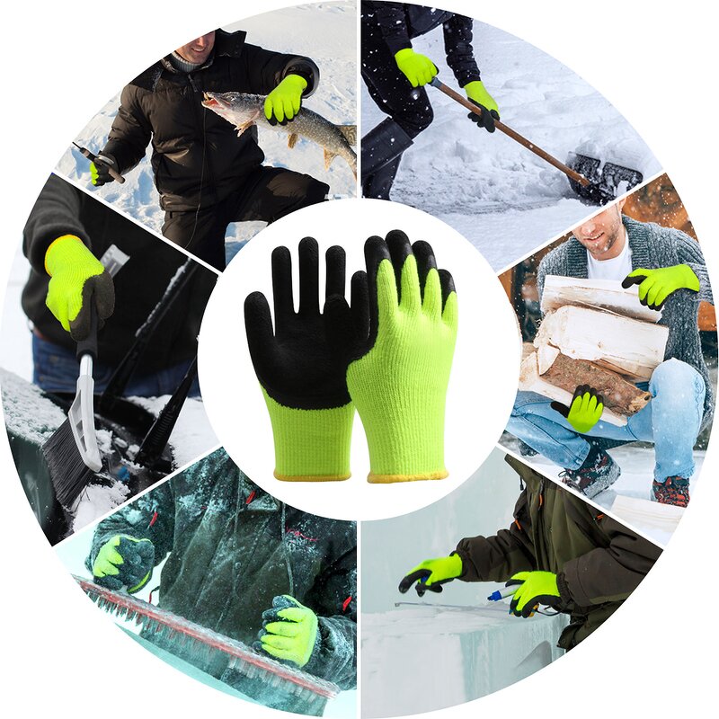 Men's Winter Work Gloves Manufacturer - Thermal Insulated Hand Freezer Waterproof and Antislip for Cold Weather