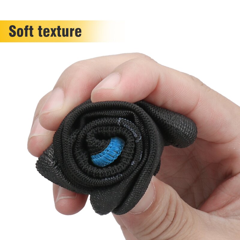 EN388 4131 Black PU Gloves Manufacturer - 13G Polyester ANSI Certified Nylon Lining Customizable Logo General XL PU Safety Work