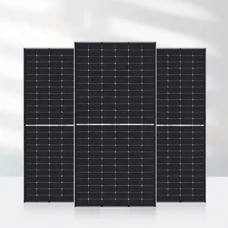 Solar Panel PV Module Manufacturer - Hybrid Off-Grid 5KW-15KW with 182 mm Black Frame Double Glazing