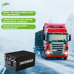 Truck Lithium Battery Manufacturer - 24V 230Ah Long Cycle 6000 Cycles for RV AC Starter
