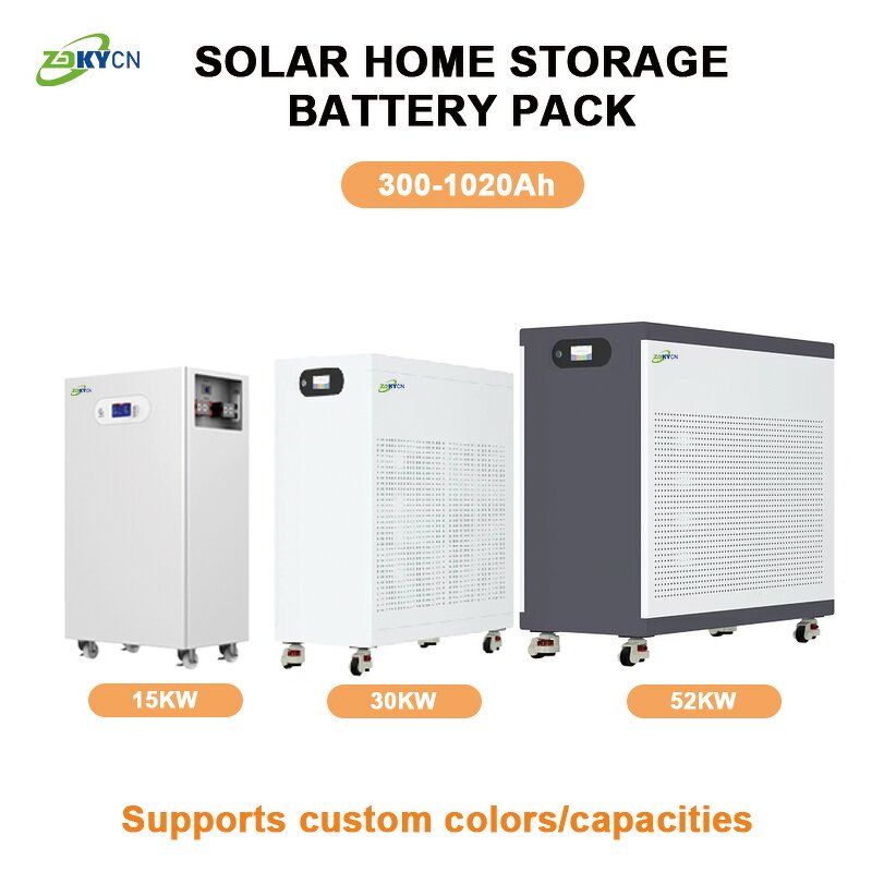 Lithium Ion Battery Pack Manufacturer - 15kwh-52kwh 1020Ah/300ah-600ah Lifepo4 51.2V Vertical