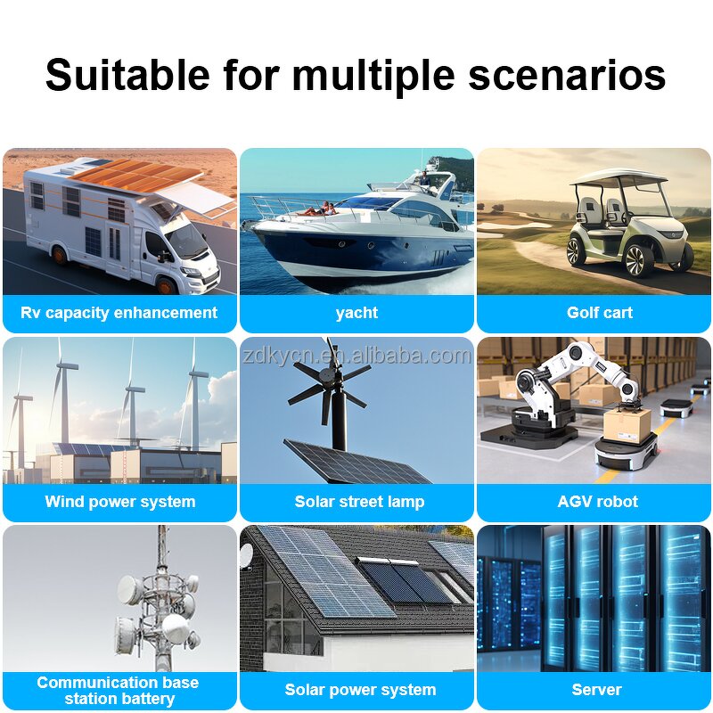 Golf Cart Battery Manufacturer - Zhongda Lithium 48V/72V 100Ah/200Ah LiFePO4 6000 Cycles BMS