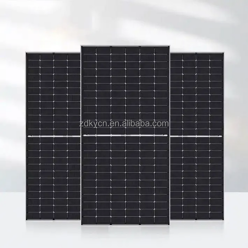 Solar Panel Kits Manufacturer - 30-Year Warranty Anti-PID Black Monocrystalline 460w-550w Hybrid