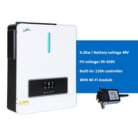 Solar Inverter Manufacturer - 4200W 6200W MPPT Pure Sine Wave Hybrid for Home Warehouse Price