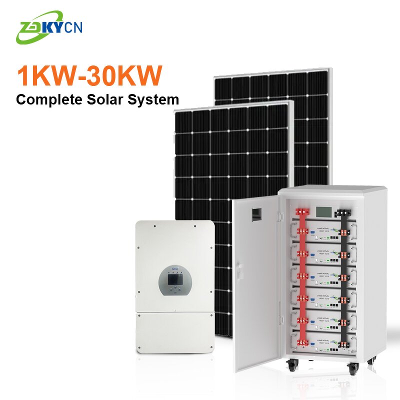 Solar Panel System Manufacturer - 1k-30k MPPT 1000 Watt Off-Grid Roof Mounting with Inverter