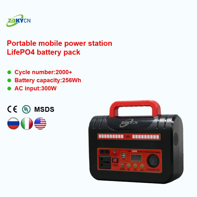 Solar Portable Generator Manufacturer - 300W with Lithium Ion Battery MPPT Pure Sine Wave