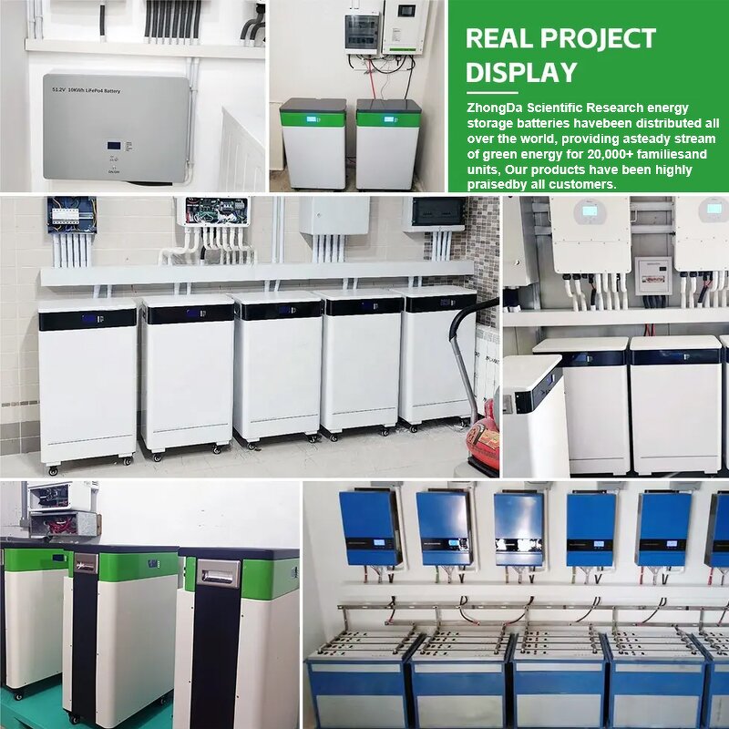 Energy Storage Battery Manufacturer - Customizable LiFePO4 Solid State 15kWh-52kWh 300Ah-1020Ah