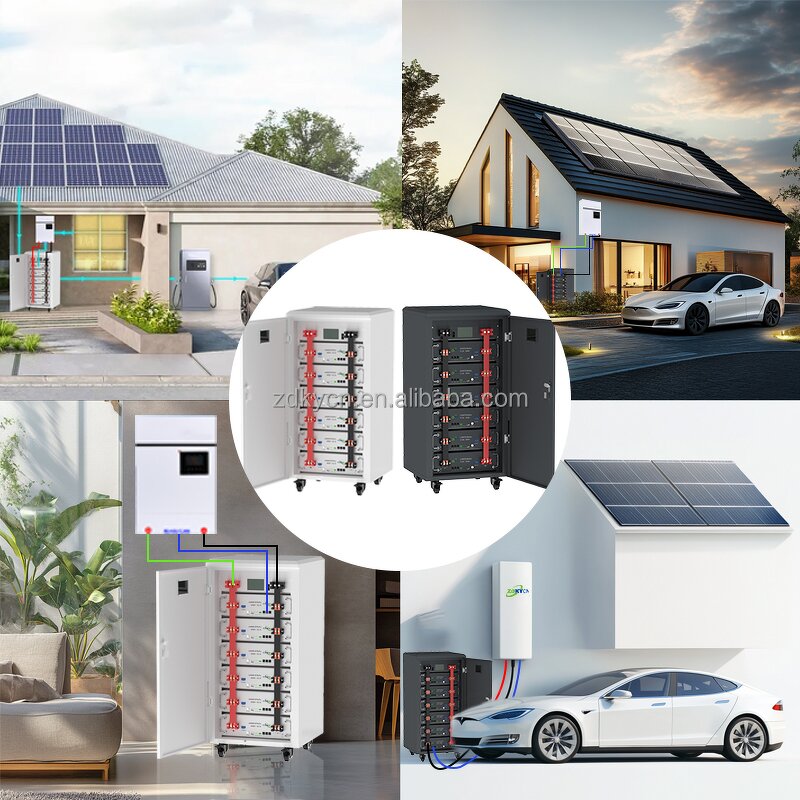 Solar System Battery Bank Manufacturer - 5KW/20KWH IP65 CAN Hybrid 51.2V Lifepo4 Stackable