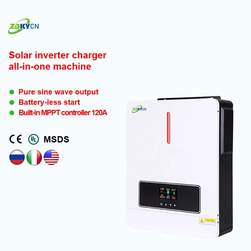 Solar Inverter Manufacturer - 12V/24V Hybrid 2.2KW/4.2KW Pure Sine Wave MPPT 140A 500V PV