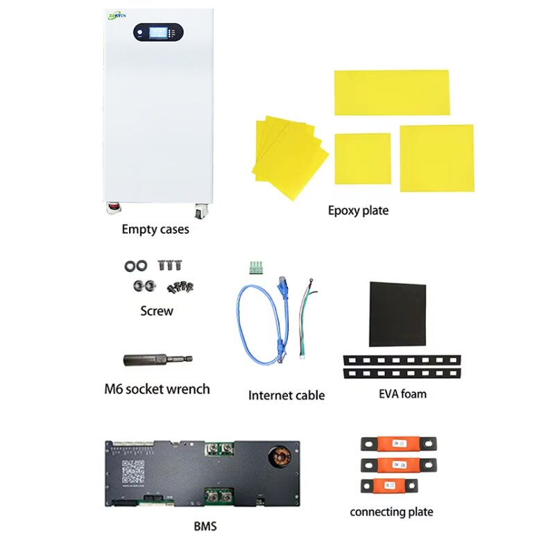 Battery Box Manufacturer - Zhongda EU Stock DIY 16s 51.2v 280ah Lifepo4 15kwh Solar System