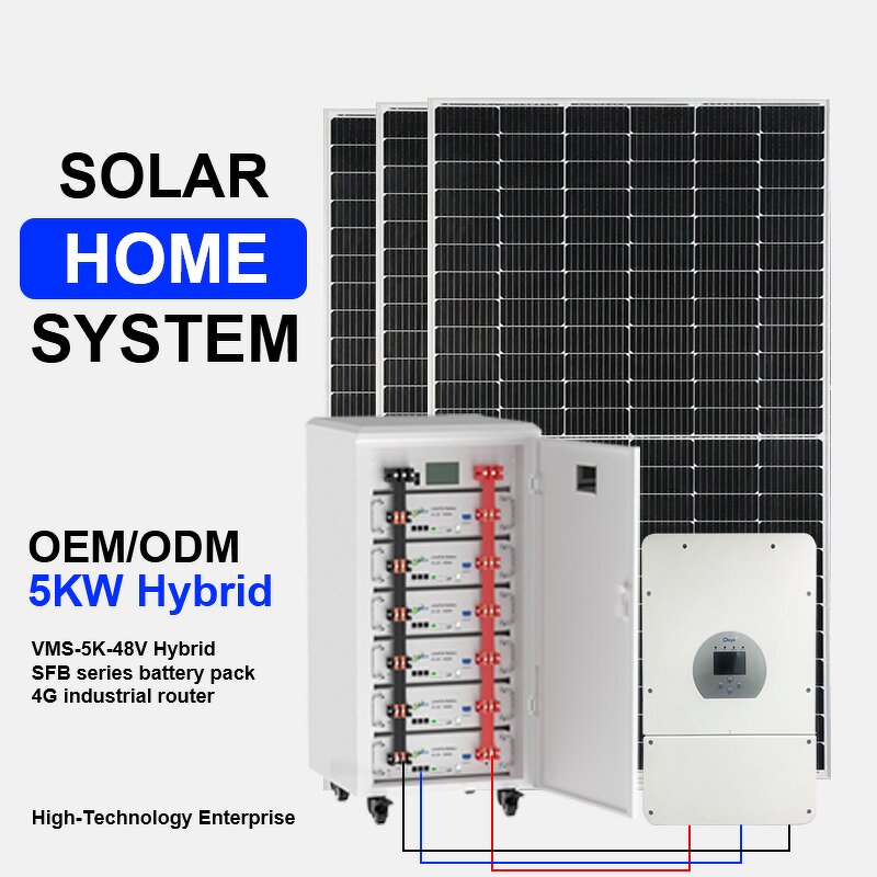 Solar Power System Manufacturer - Stackable Off-Grid Residential with Battery for Home Use
