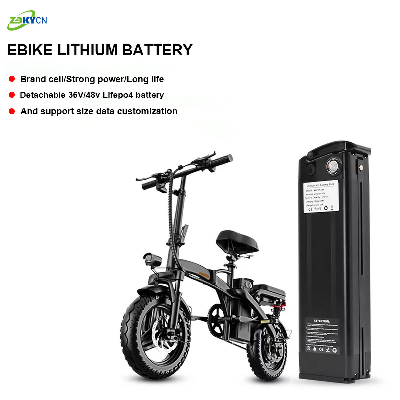 Lithium Ion Battery Pack Manufacturer - 36V-60V Removable 10Ah-20Ah Deep Cycle for Electric Bicycle