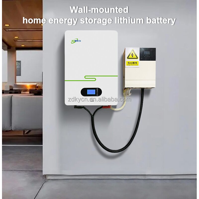 Home Energy Storage Battery Manufacturer - Wall Mounted 48V LiFePo4 5kWh-14.1kWh AC Hybrid Grid