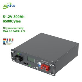 Solar System Battery Bank Manufacturer - 5KW/20KWH IP65 CAN Hybrid 51.2V Lifepo4 Stackable