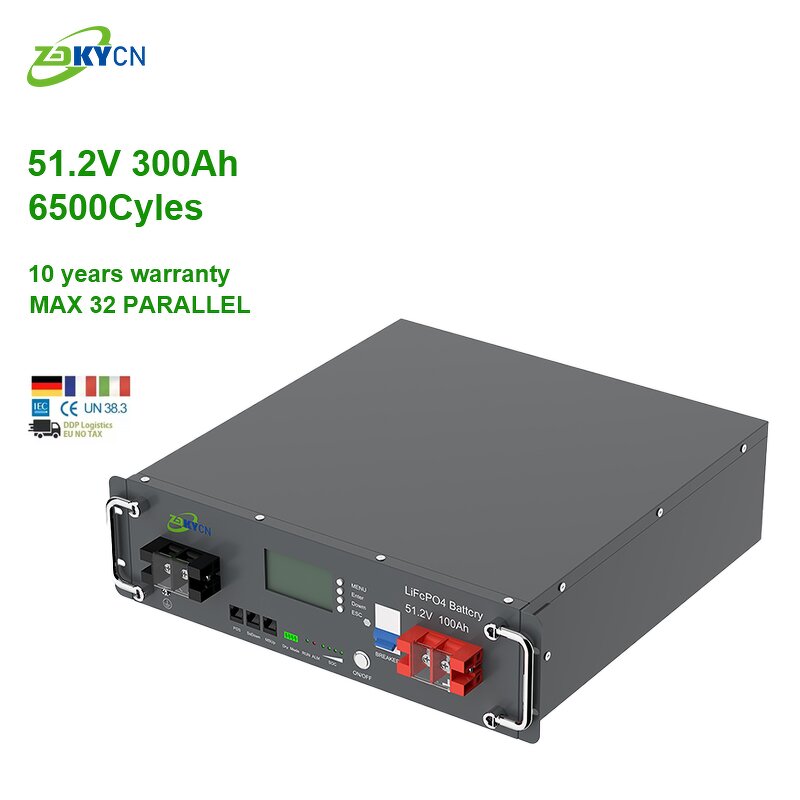 Solar System Battery Bank Manufacturer - 5KW/20KWH IP65 CAN Hybrid 51.2V Lifepo4 Stackable