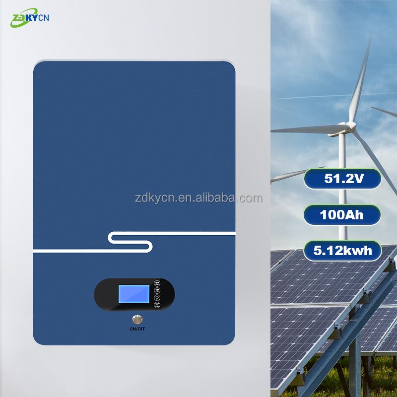 Home Energy Storage Battery Manufacturer - Wall Mounted 48V LiFePo4 5kWh-14.1kWh AC Hybrid Grid