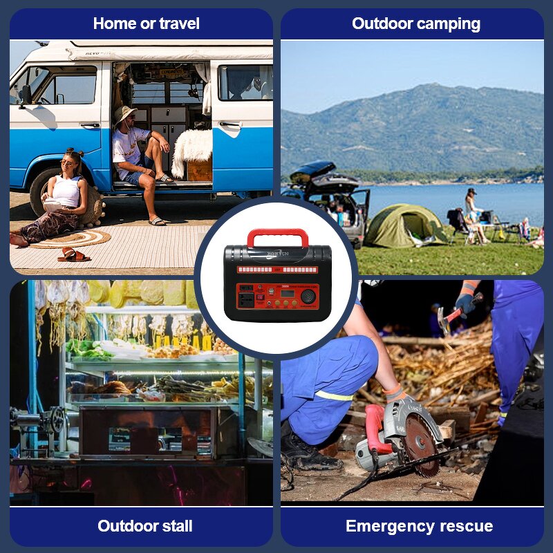 Portable Power Station Manufacturer - EU Stock 300W MPPT Backup Electric for Home Emergency